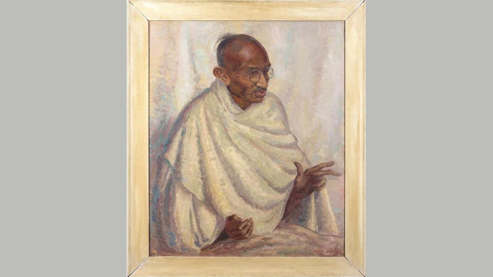 Rare Mahatma Gandhi portrait up for sale in UK: All you need to know