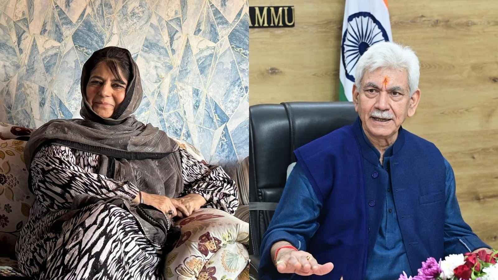 Mehbooba meets J&K's LG to urge for return and rehabilitation of Kashmiri Pandits – ‘moral imperative and societal responsibility'