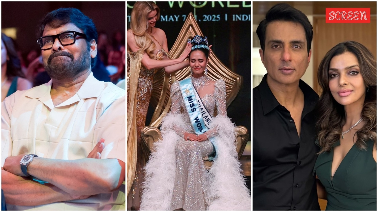 Miss World 2025: Chiranjeevi, Vijay Deverakonda and Sonu Sood attend event, Jacqueline Fernandez and Ishaan Khatter rock the stage