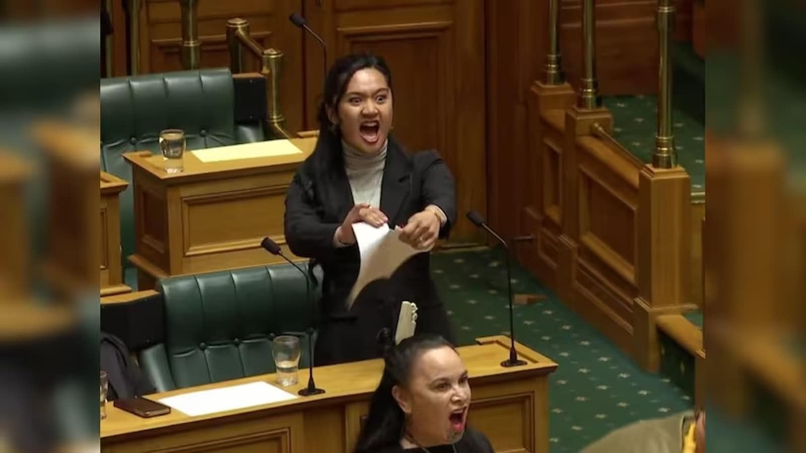 Three Māori MPs suspended from New Zealand Parliament over protest haka