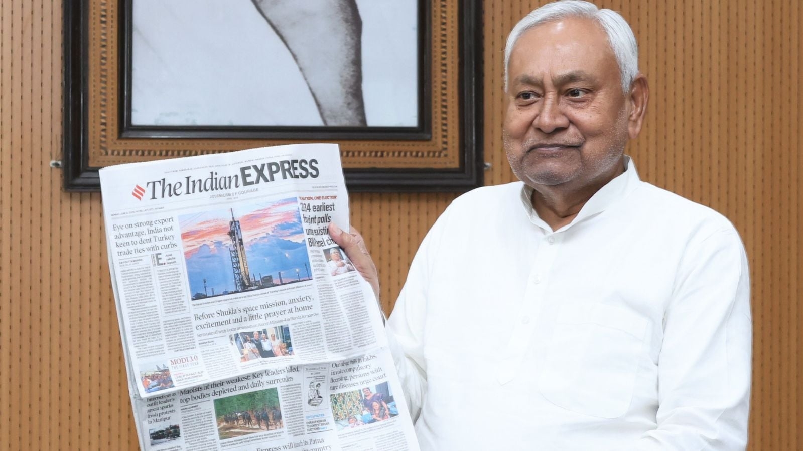 Good journalism key to governance, empowers citizens: CM Nitish Kumar launches Express edition in Patna