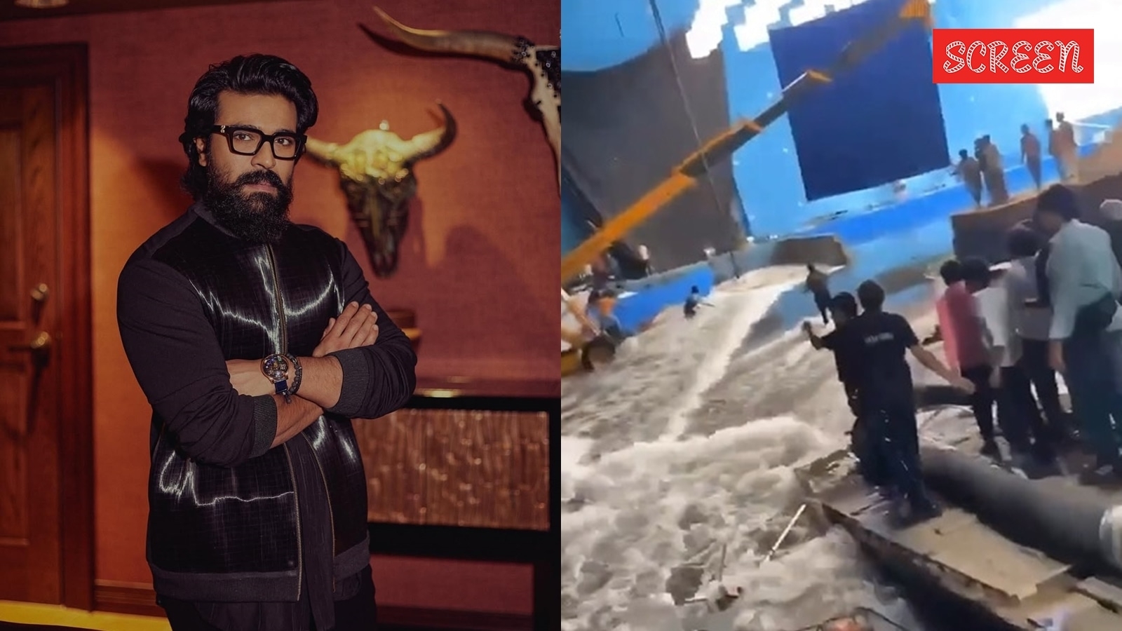 Ram Charan's The India House set flooded after water tank bursts, crew members injured. Watch video