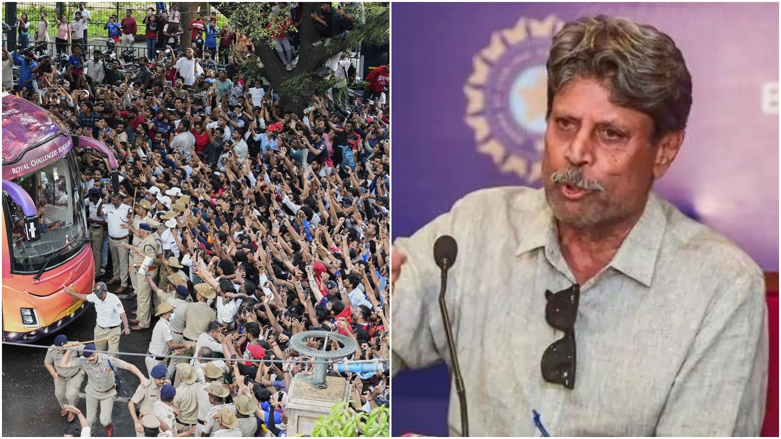 ‘Mistake should not be to that scale': Kapil Dev implores for calm when teams win titles after RCB victory parade stampede