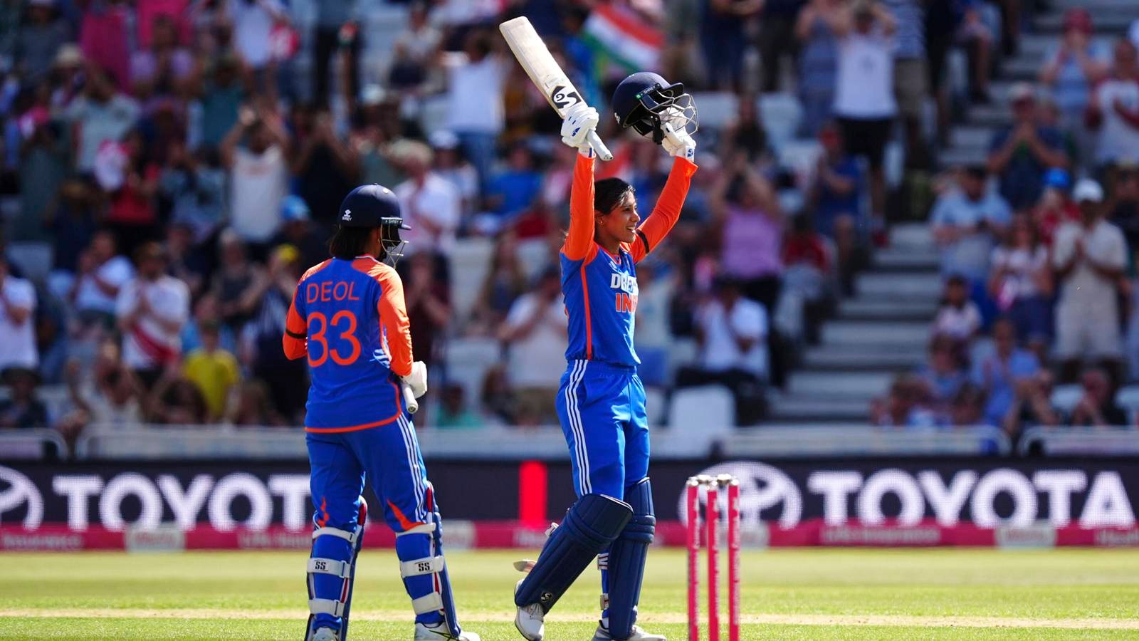 Smriti Mandhana becomes first Indian to score centuries in all formats of women's international cricket