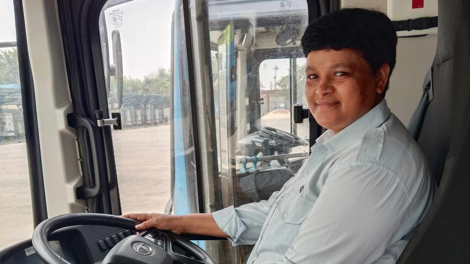 She started driving an auto at 18, now she's Telangana RTC's first woman bus driver