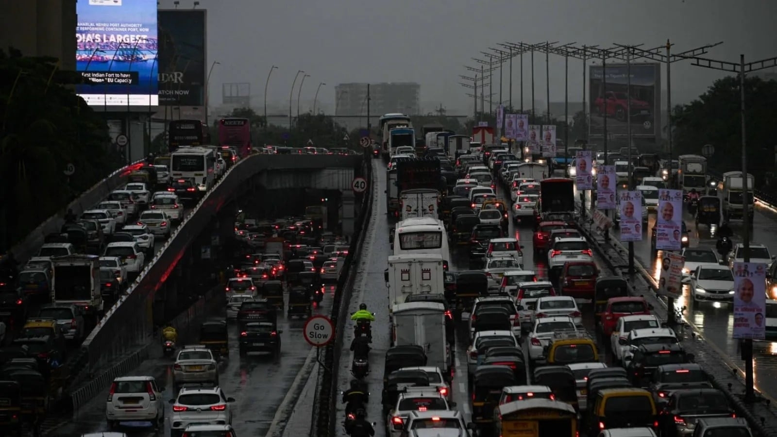 NCP Foundation Day celebrations brings traffic on Pune-Bengaluru highway to a standstill