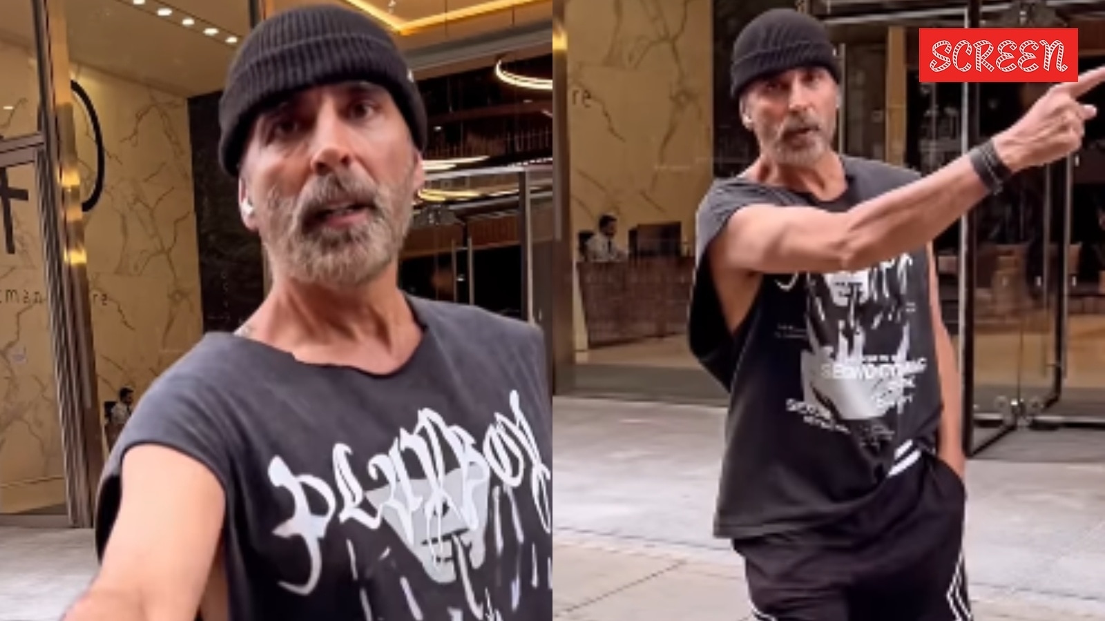 Akshay Kumar loses his cool at a fan in London, stops him from recording without permission. Watch
