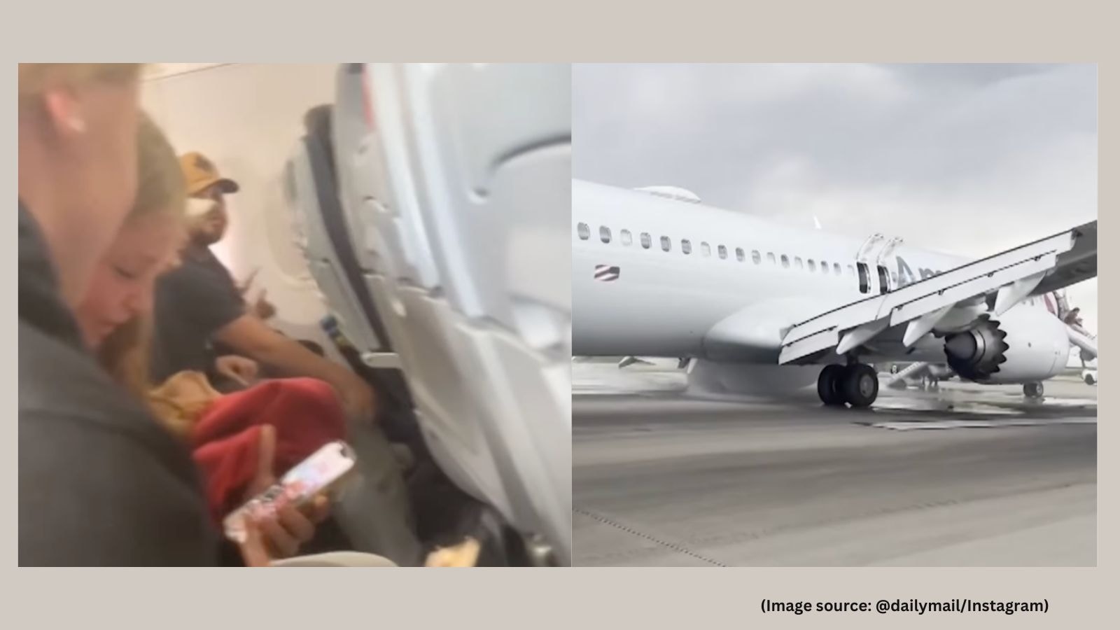 ‘Why are people taking their luggage?': Woman captures tense moments inside smoke-filled American Airlines flight