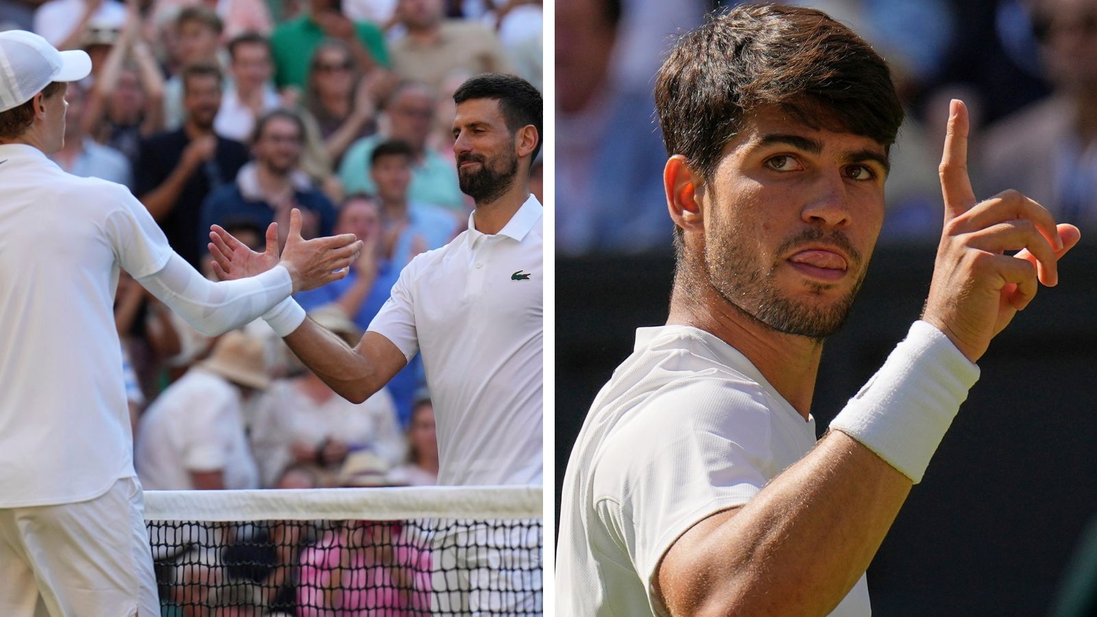 ‘Slight edge': Novak Djokovic picks favourite for Jannik Sinner vs Carlos Alcaraz Wimbledon final after SF exit