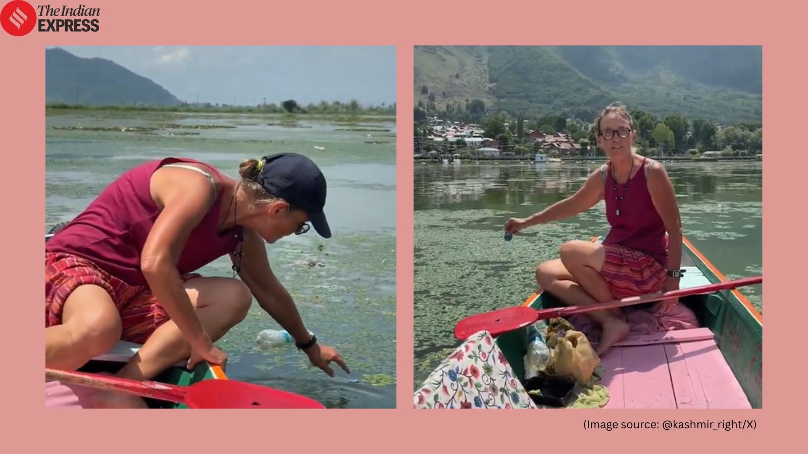 Meet Ellis Hubertina, the 69-year-old Dutch woman cleaning Kashmir's Dal Lake on her own for last 5 years