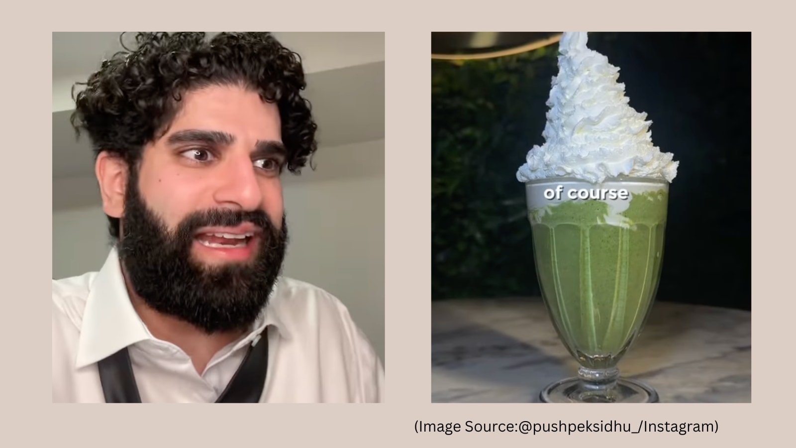 Viral saag milkshake divides the internet: gross or genius?