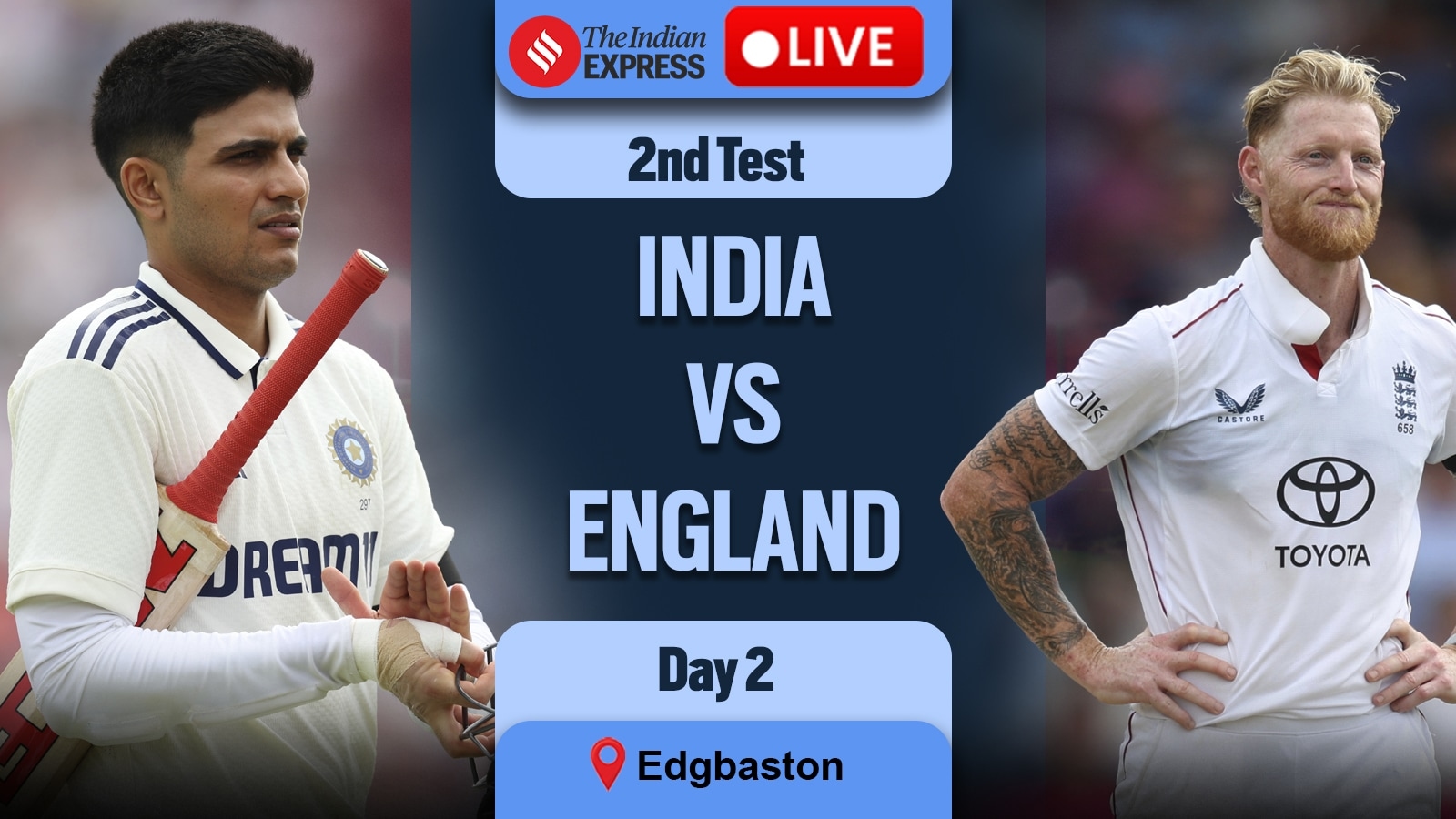 IND vs ENG LIVE Cricket Score, 2nd Test Day 2: Shubman Gill and Ravindra Jadeja to resume on Day-1 for India vs England in Edgbaston