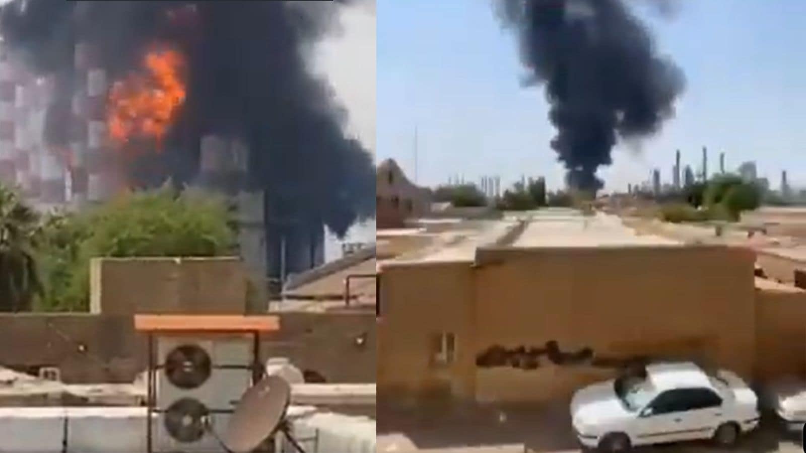 Watch: Fire breaks out at Iran's oldest oil refinery; worker dead