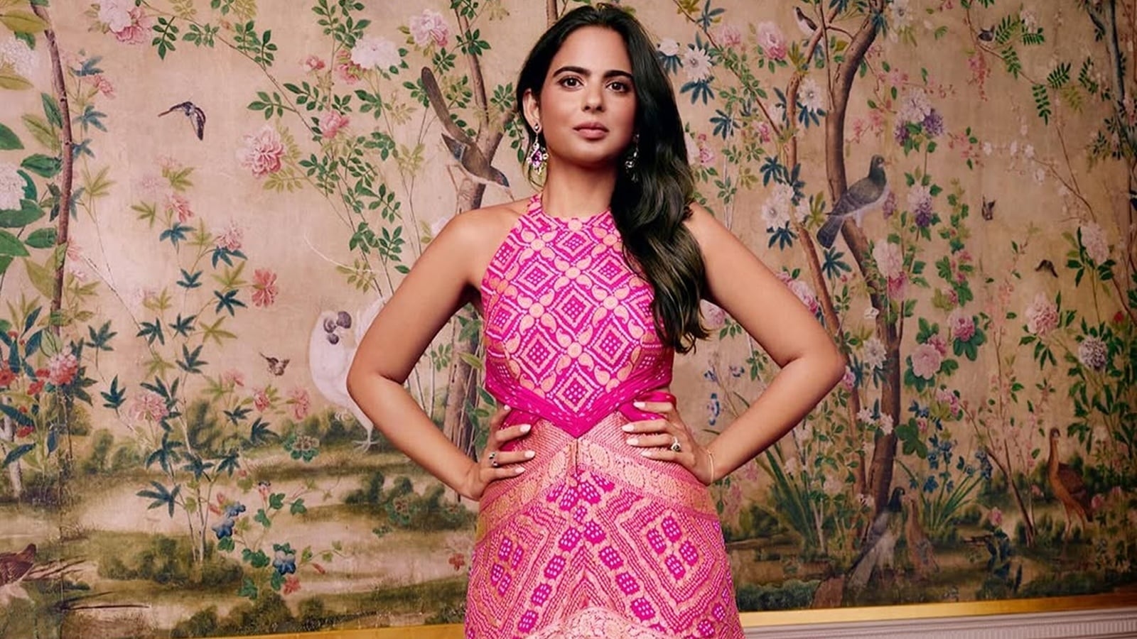 Isha Ambani wears Roberto Cavalli gown ‘handmade over months using classic Bandhani'; netizens say ‘a true celebration of Indian artistry meeting Italian drama'