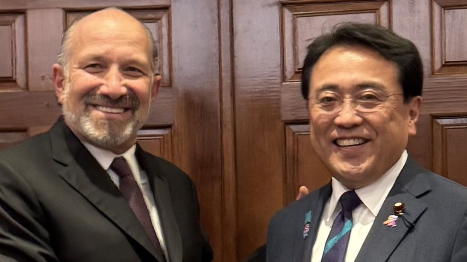 Japan tariff negotiator held 'in-depth' talks with Lutnick, Japan government says