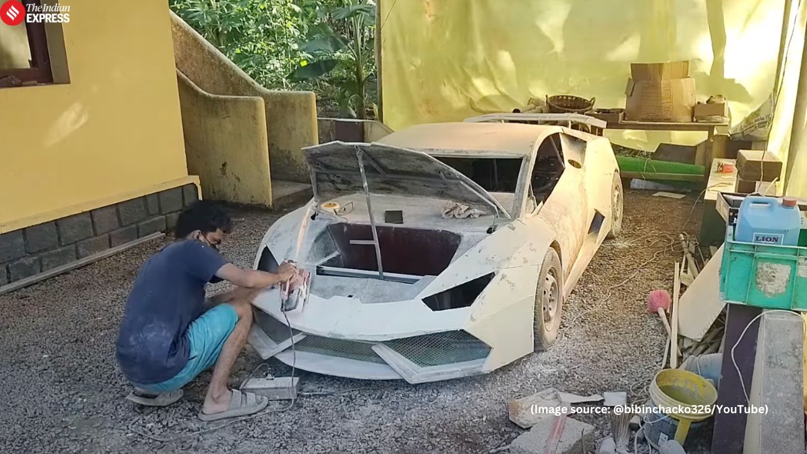Kerala man builds dream Lamborghini replica with Alto parts, scrap materials worth Rs 1.5 lakh