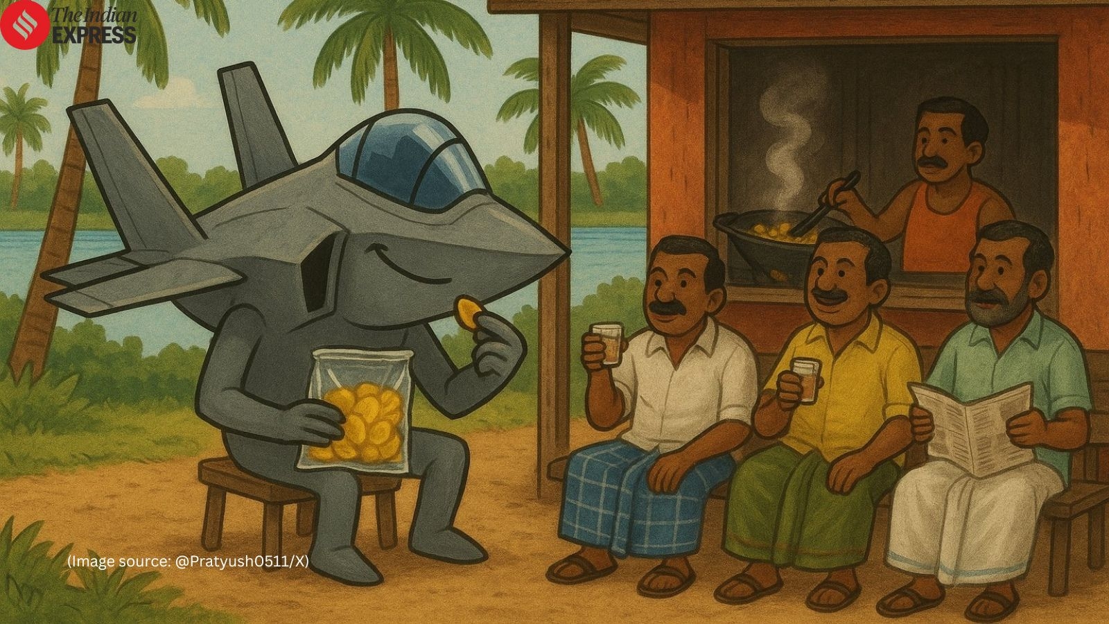 Kerala Tourism turns stranded British F-35 fighter jet into viral marketing sensation: ‘Bro found peace, toddy, and banana chips'