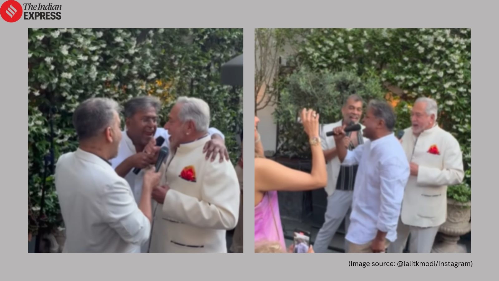 ‘Thugs of Hindustan': Lalit Modi, Vijay Mallya sing Sinatra's ‘I did it my way' at lavish London bash; video goes viral