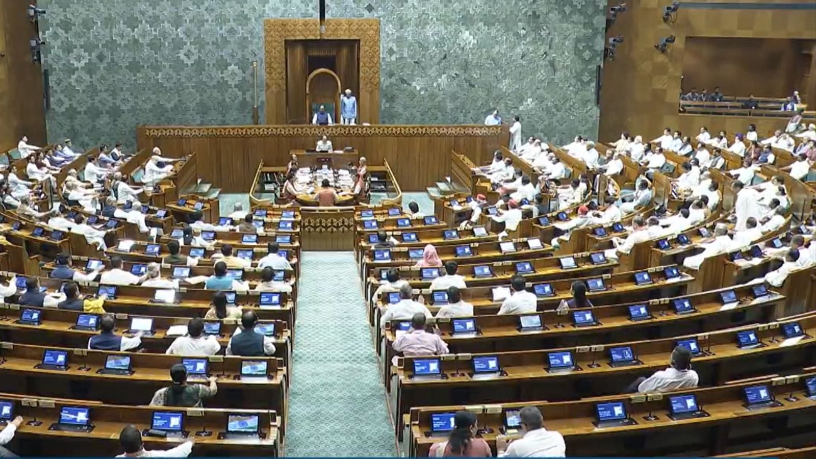 Parliament Monsoon Session Day 1: Lok Sabha adjourned twice amid Oppn protests