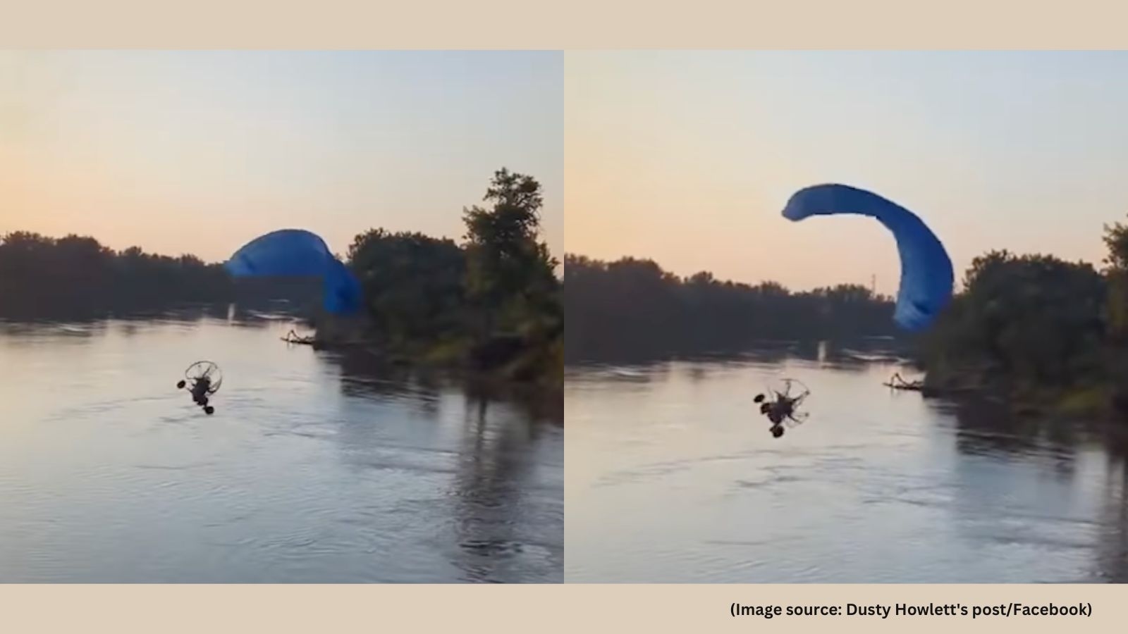 ‘Amateur pilot with no flight plan': Paraglider strikes power line, crashes into North Dakota river; chilling video emerges