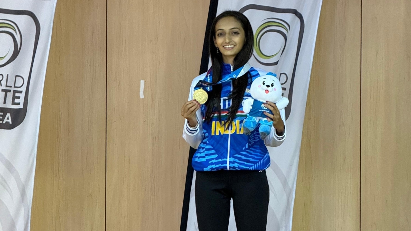Shreyasi Joshi from Pune bags gold at Asian Roller Skating Championship in Korea