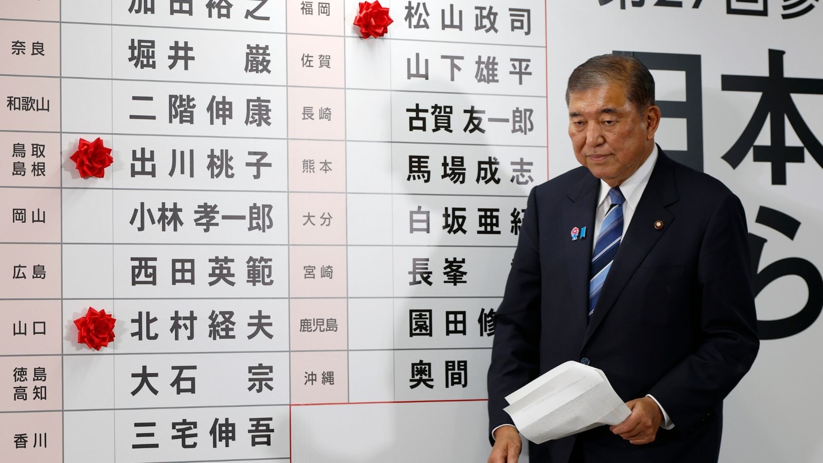 Japanese Prime Minister Shigeru Ishiba's coalition loses Upper House majority