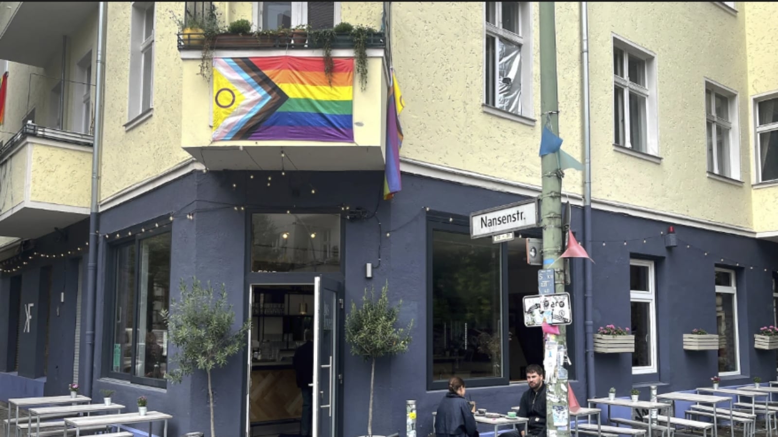How a café sign became a target of hate amid rising anti-LGBTQ+ violence in Berlin