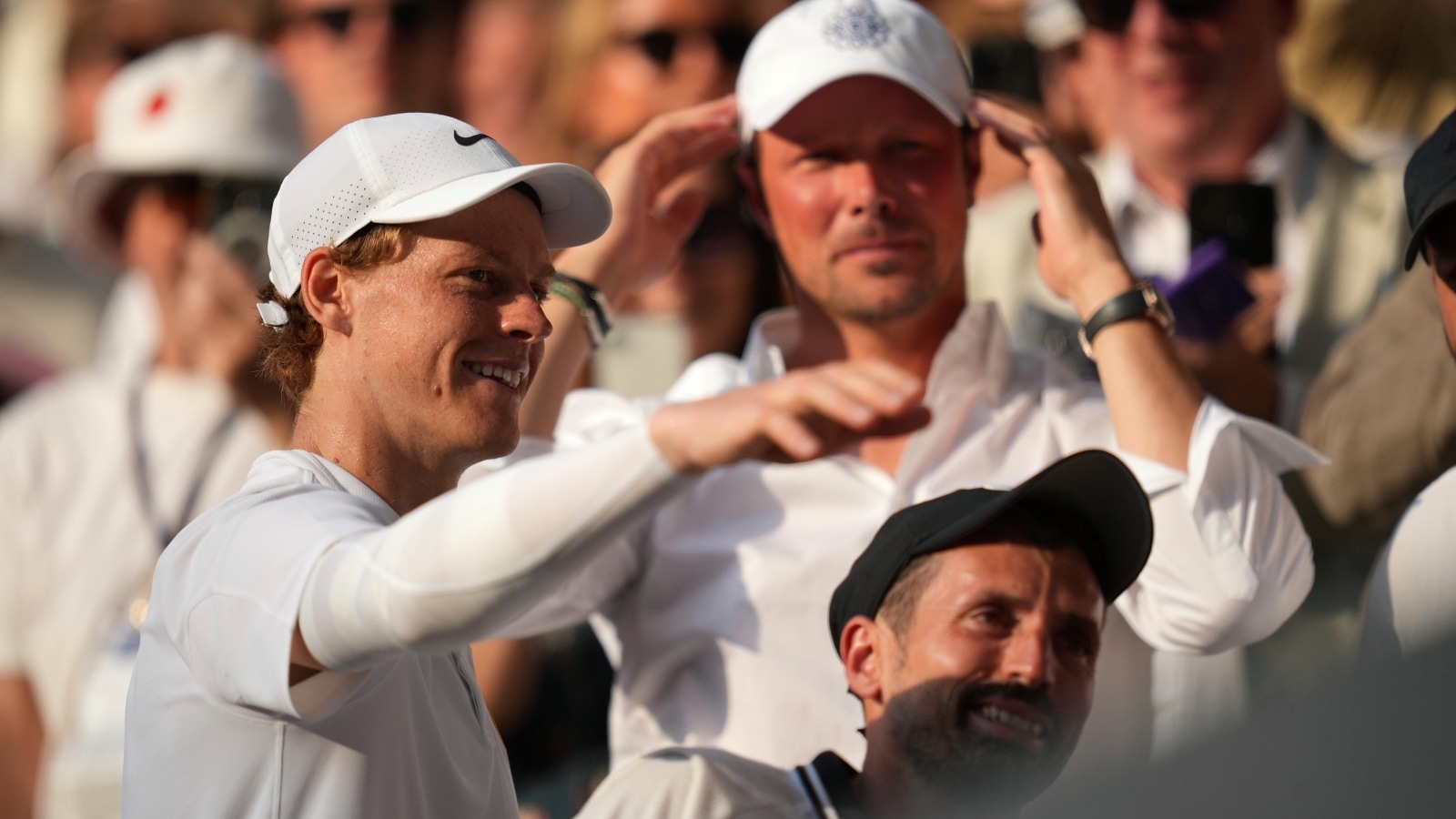 ‘Very expensive tournament, you know!' Jannik Sinner laughs at Champagne cork incident in Wimbledon final against Carlos Alcaraz