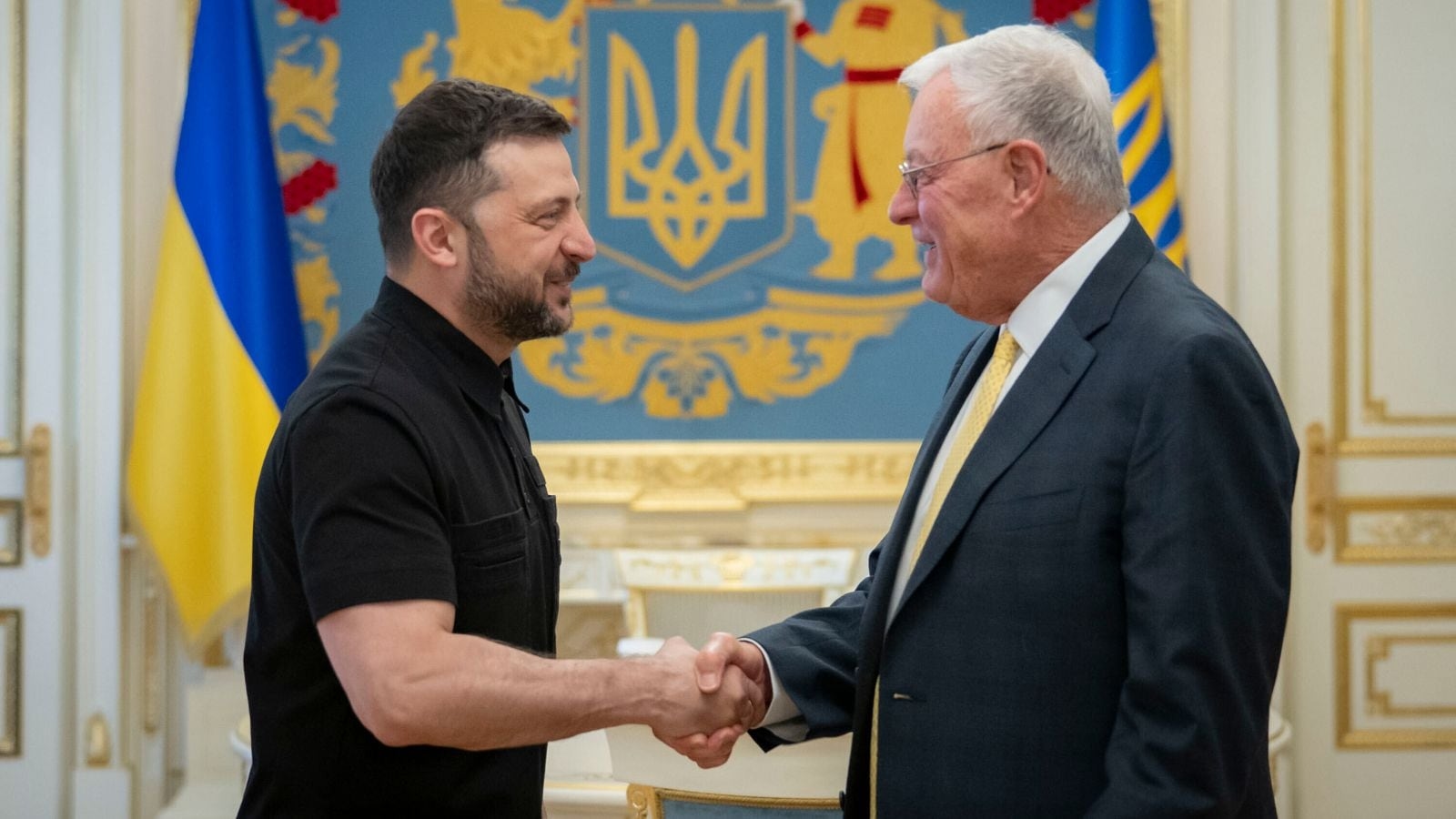 Zelenskyy and Kellogg discuss air defence and arms purchases in Kyiv