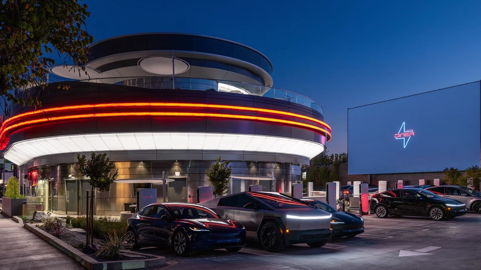 EV charging meets retro-futuristic dining: Elon Musk launches Tesla Diner in Hollywood