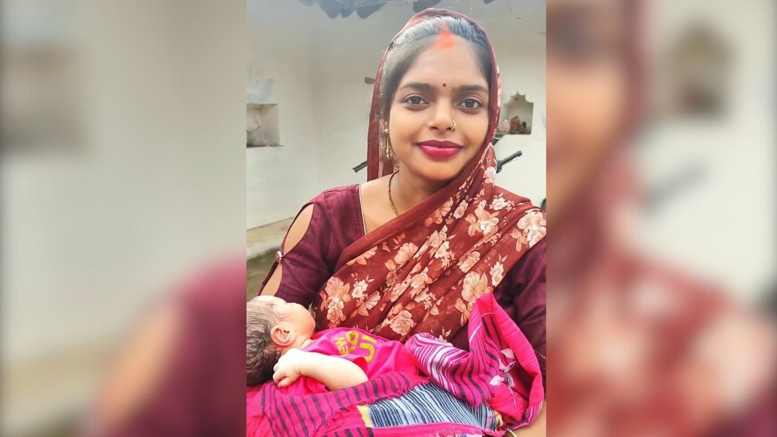 A road to her village, a newborn in her family — before her own delivery, YouTuber Leela Sahu welcomes niece