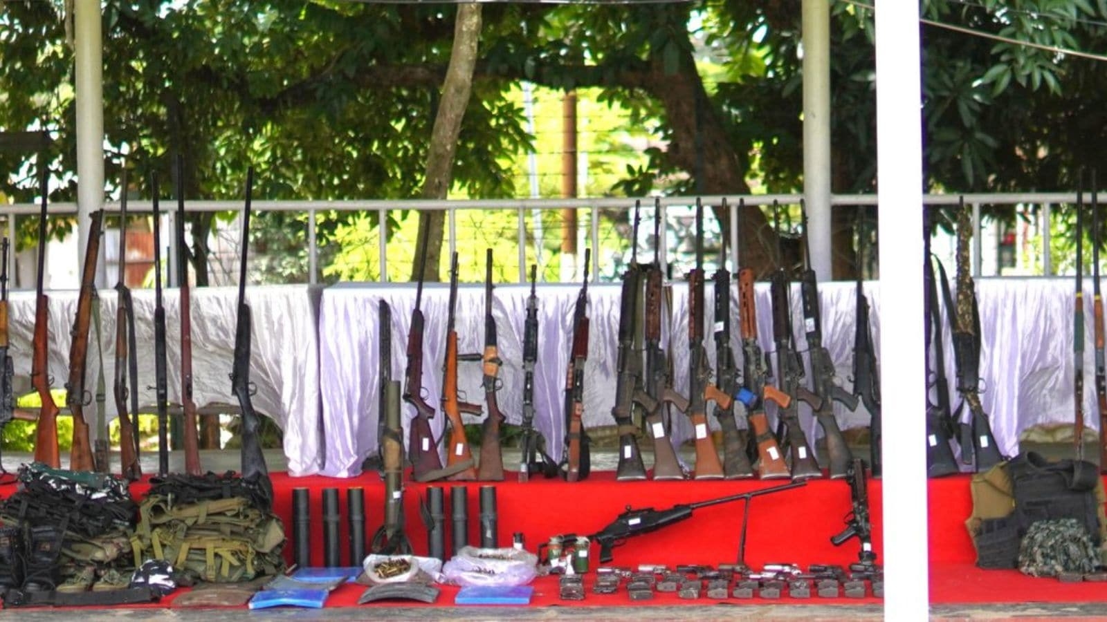 86 weapons, ammunition seized in another major recovery in Manipur