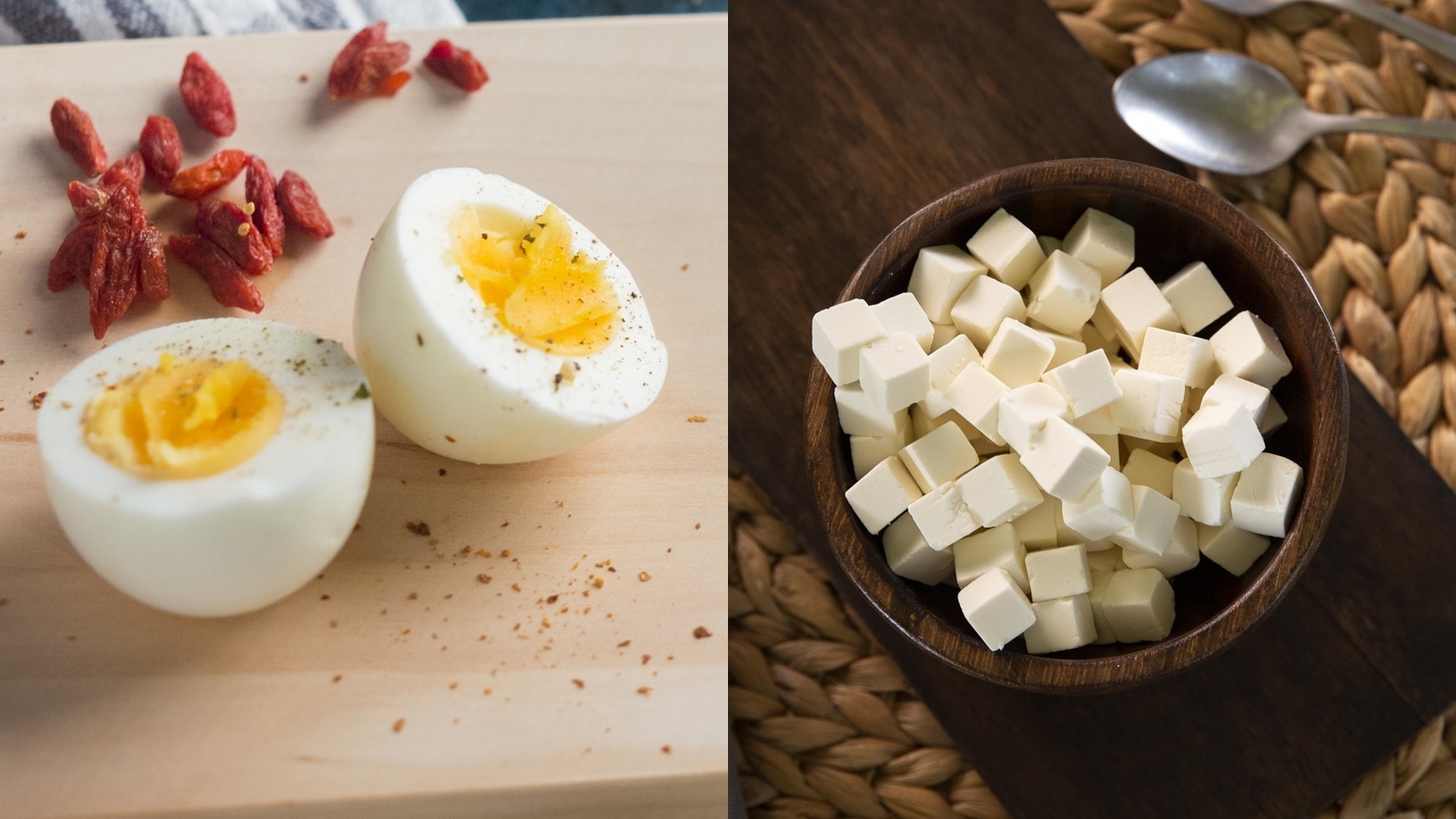Boiled eggs vs paneer cubes: Which works better as a protein snack?