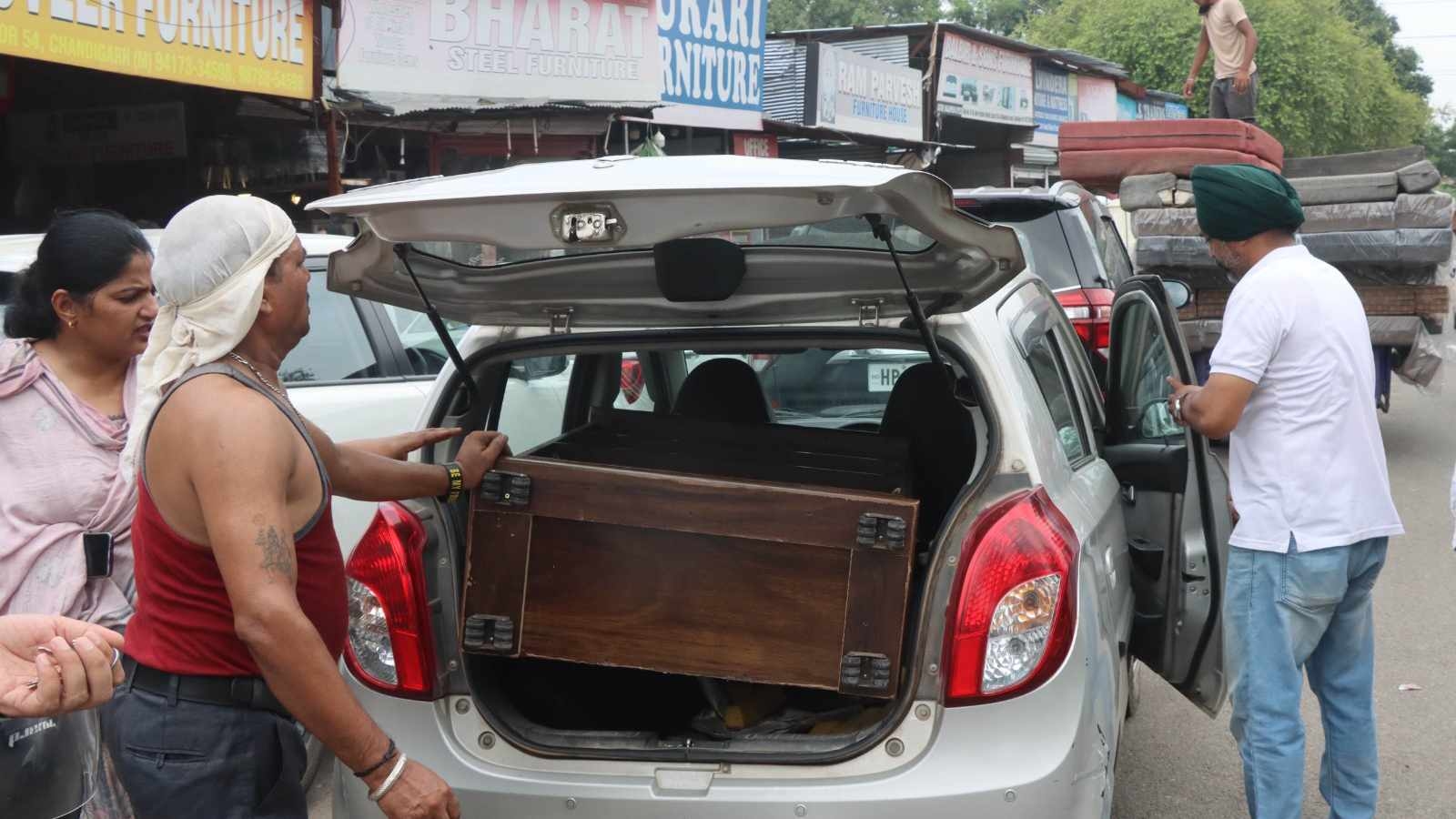 Chandigarh furniture market demolition today: Before sledgehammers, steal deals