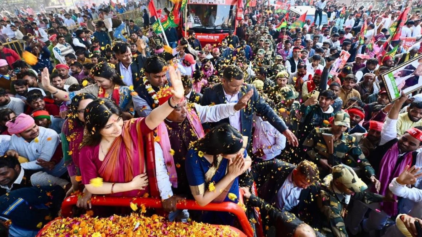 Dimple Yadav visit to mosque: NDA MPs try to put SP in a spot, rush to her defence