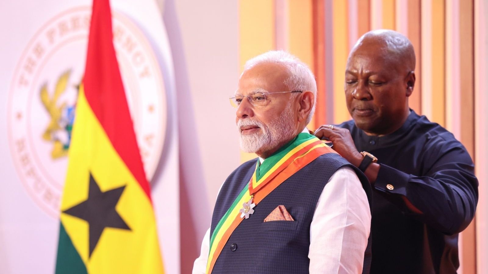 PM Modi conferred Ghana's national honour