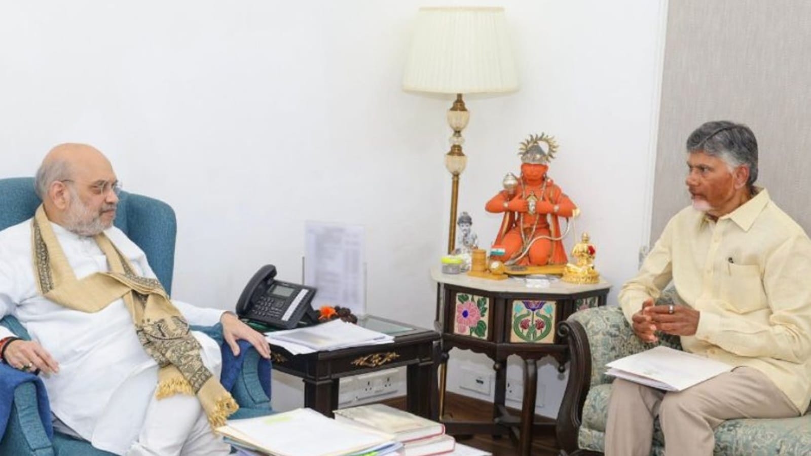 In meeting with Shah, Naidu seeks support for Polavaram-Banakacherla link project