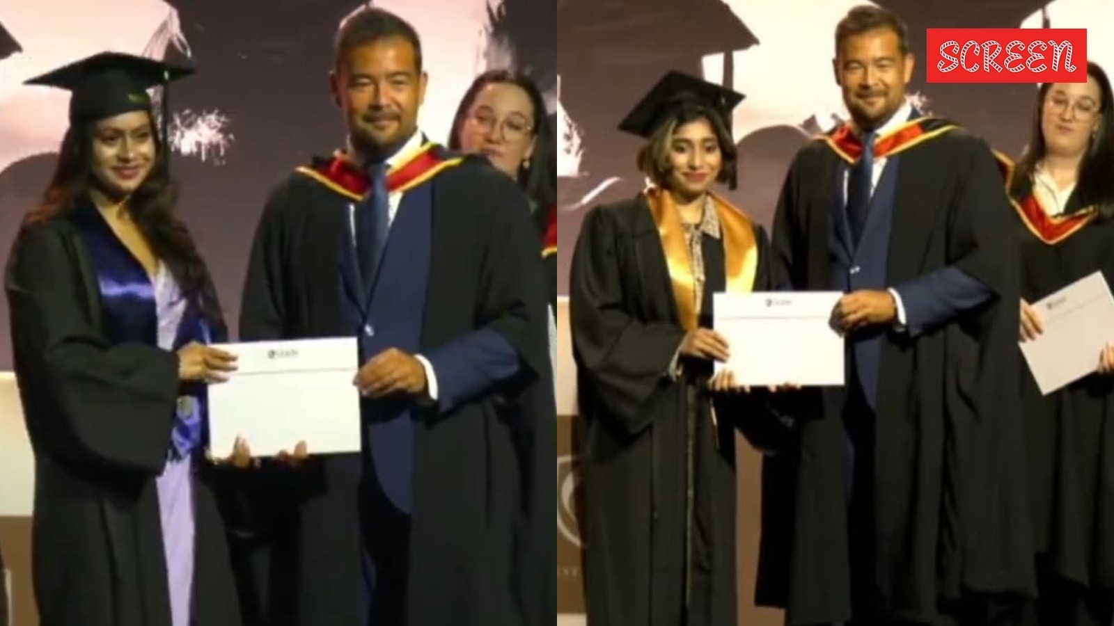 Kajol channels K3G's Anjali at Nysa's graduation; AR Rahman calls daughter Raheema ‘little princess' as both girls graduate from same Switzerland college
