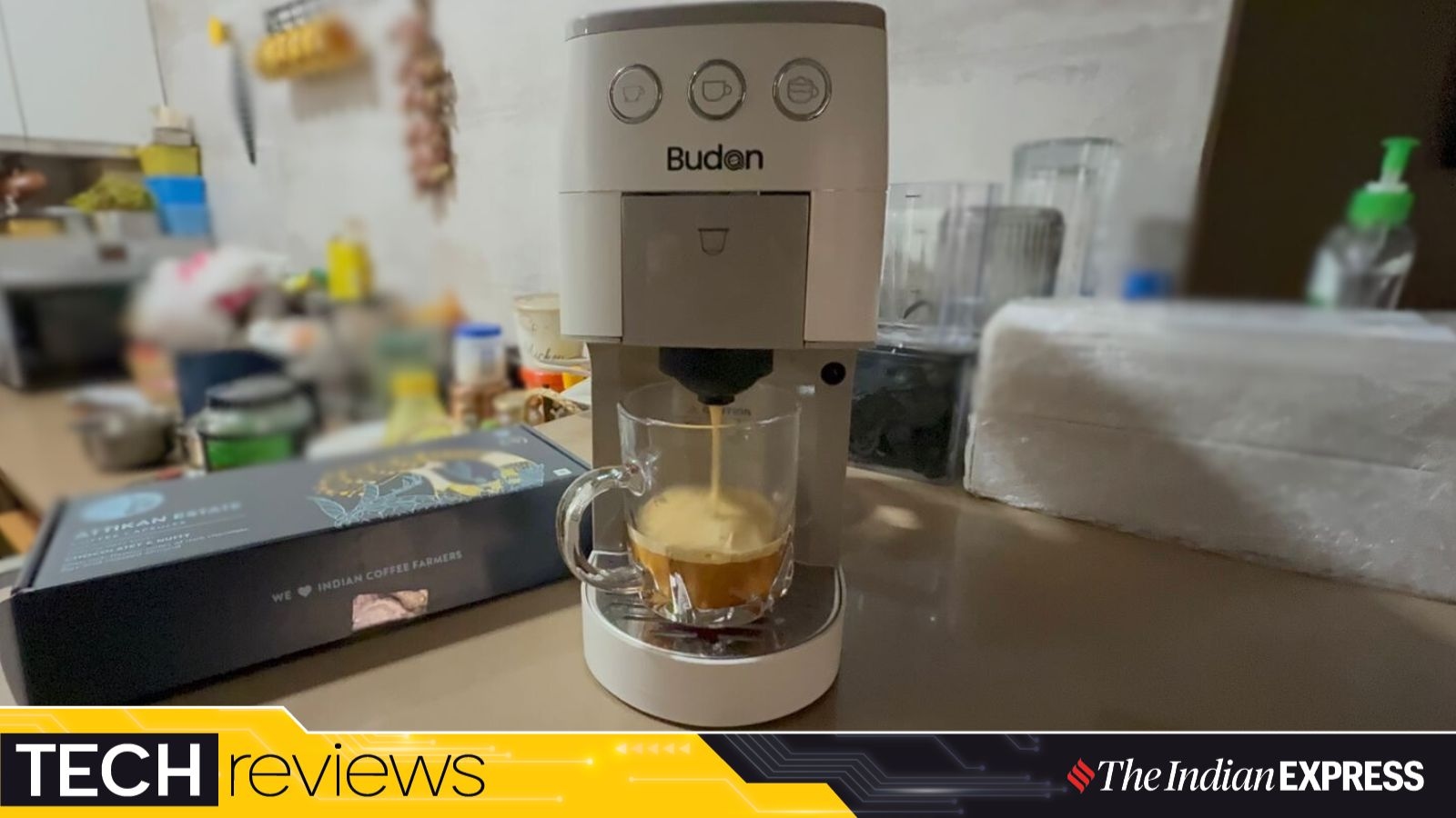 Budan One Touch Coffee Machine: An espresso shot in under a minute
