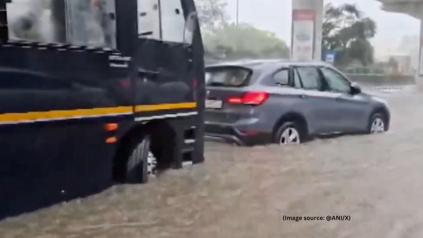 As heavy rain lashes Delhi-NCR, videos of severe waterlogging and traffic snarls fill the Internet