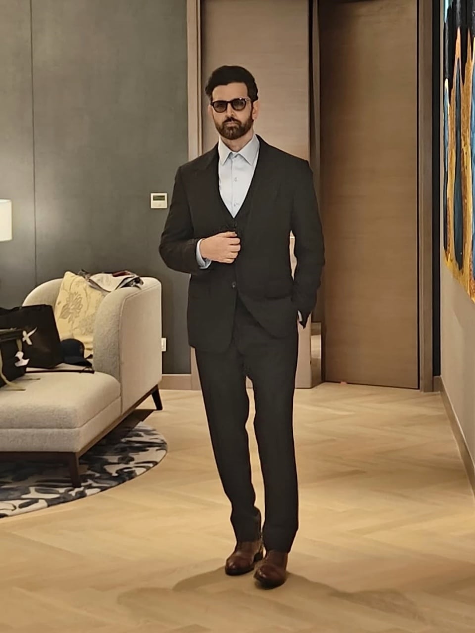 Hrithik Roshan suits up for Sri Lanka outing