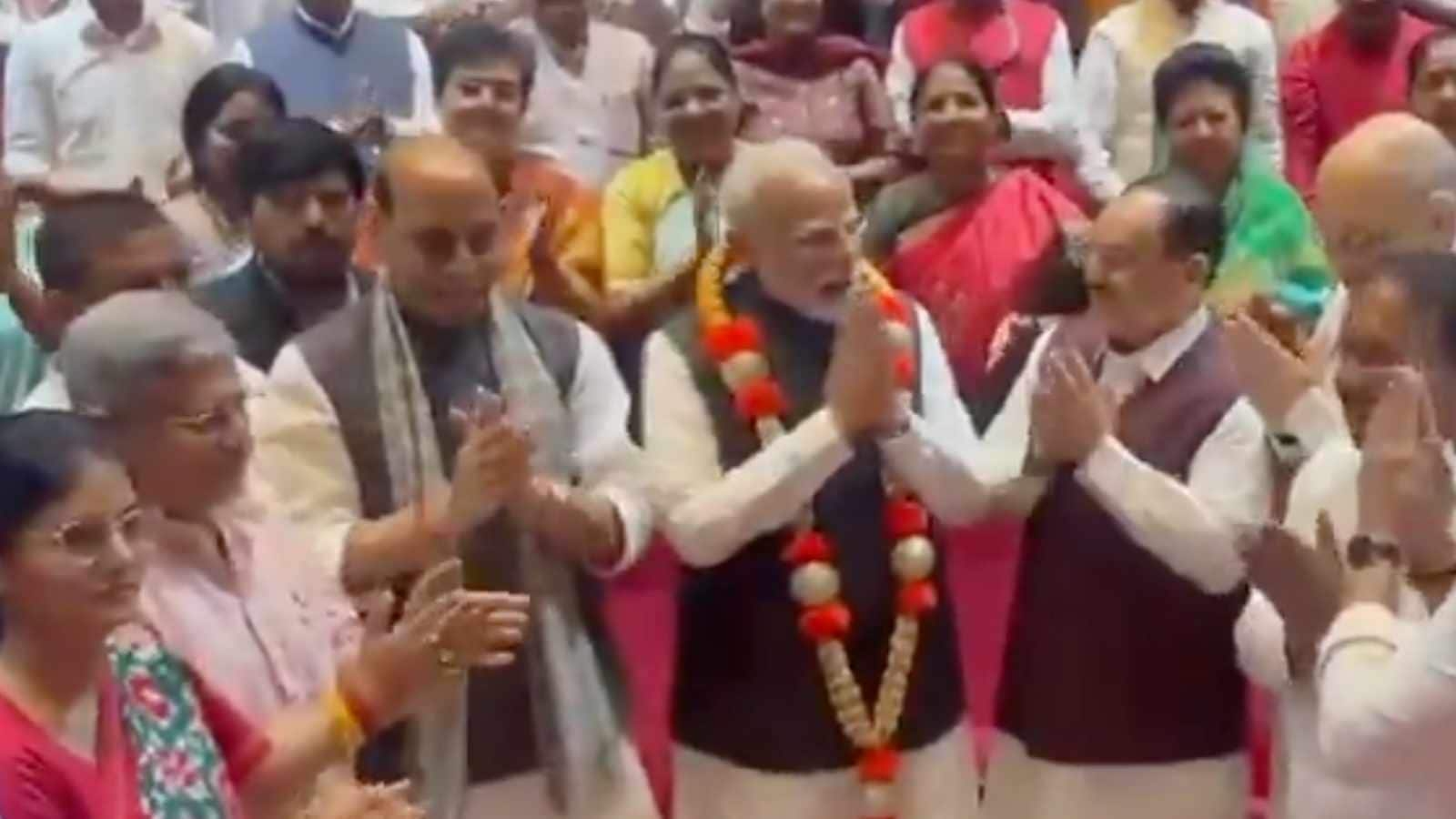PM Modi felicitated at NDA meet in Parliament over Operation Sindoor