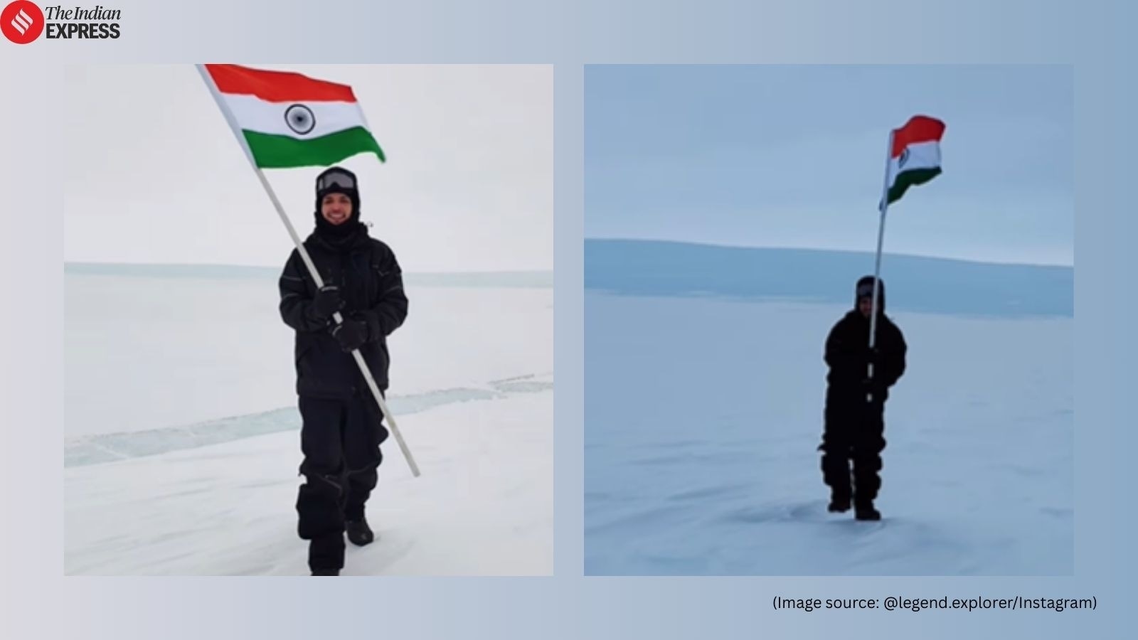 Indian man waves tricolour on ‘the coldest place'; wishes ‘Happy Independence Day from Antarctica'