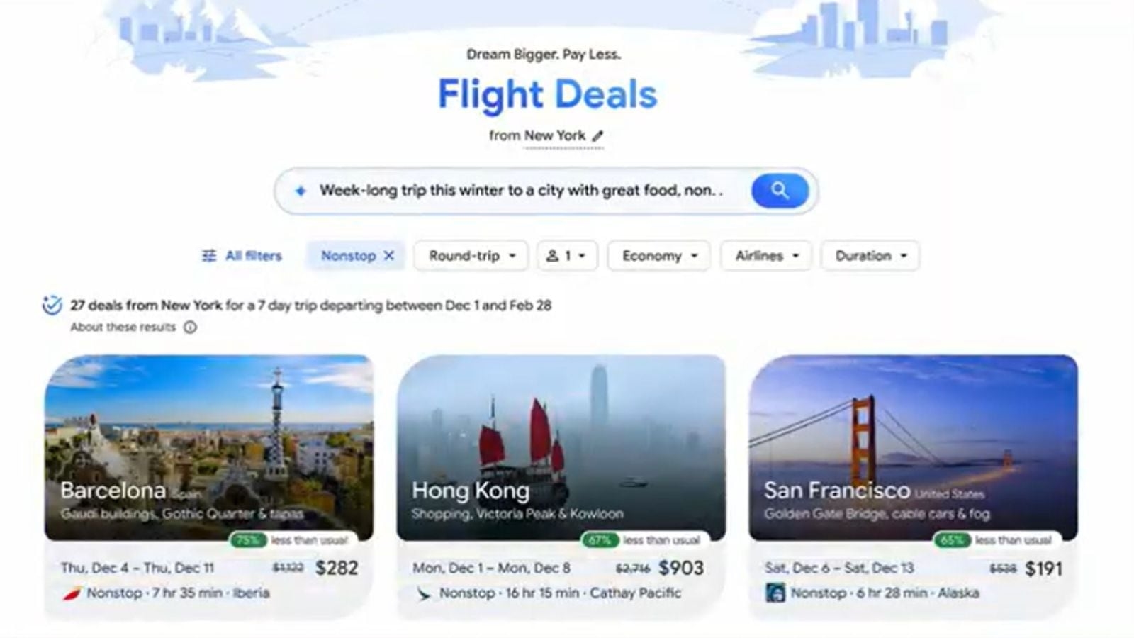 Google unveils new AI tool ‘Flight Deals' to help users find cheap airfares