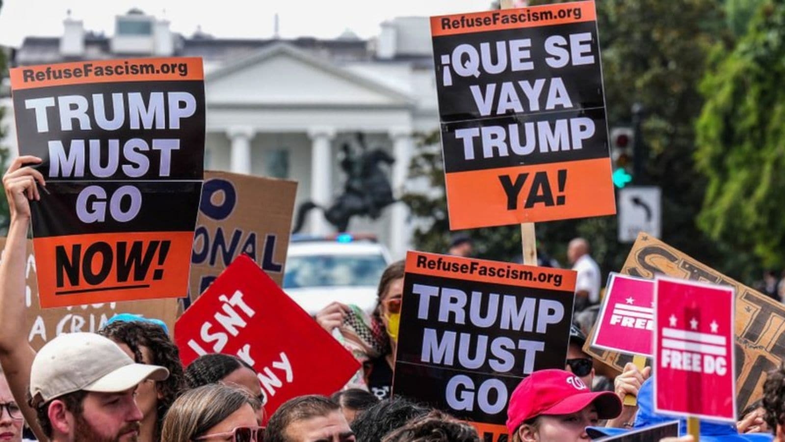 Thousands to join US ‘Fight the Trump Takeover' protests against Republican redistricting plans