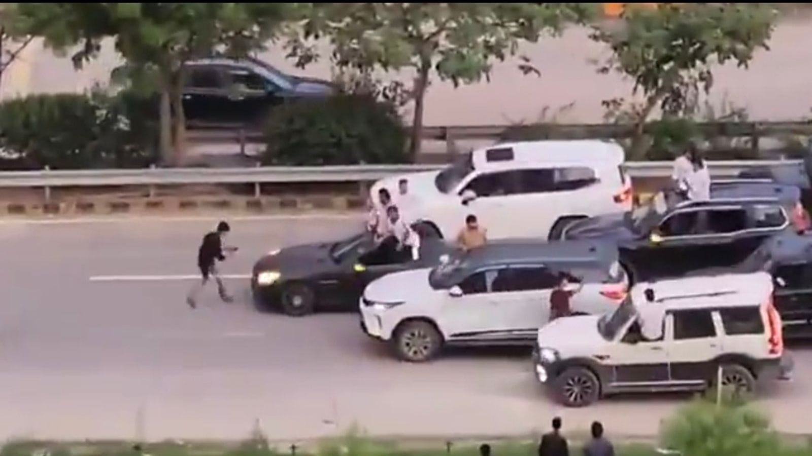 ‘Performed stunts, endangered lives': 3 arrested after viral video shows luxury cars blocking traffic in Gurgaon