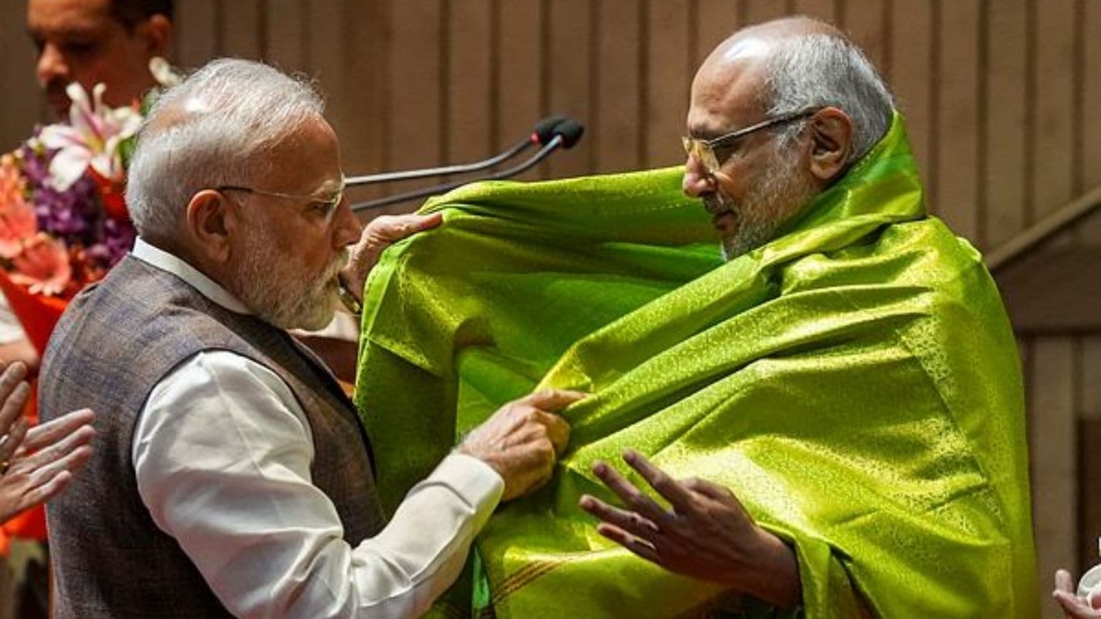 Radhakrishnan meets NDA MPs at Parliamentary Party meet, PM seeks support for him