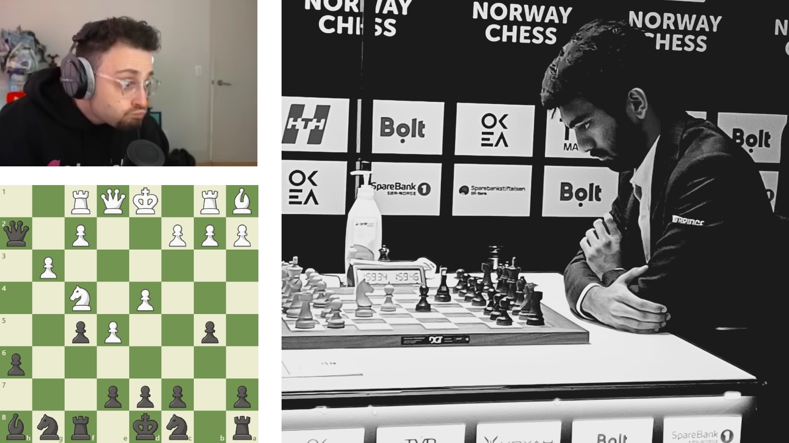 When Gukesh played world's best chess streamer Gotham Chess, and destroyed him in 9 moves