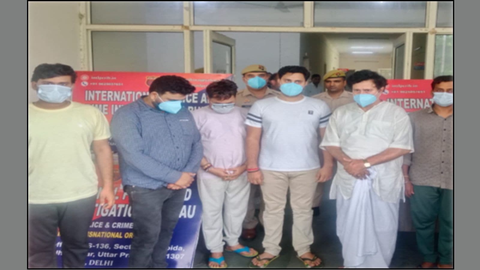 Interpol link, logo bearing similarity to govt insignia: How 6 Bengal men ran fake police station in Noida
