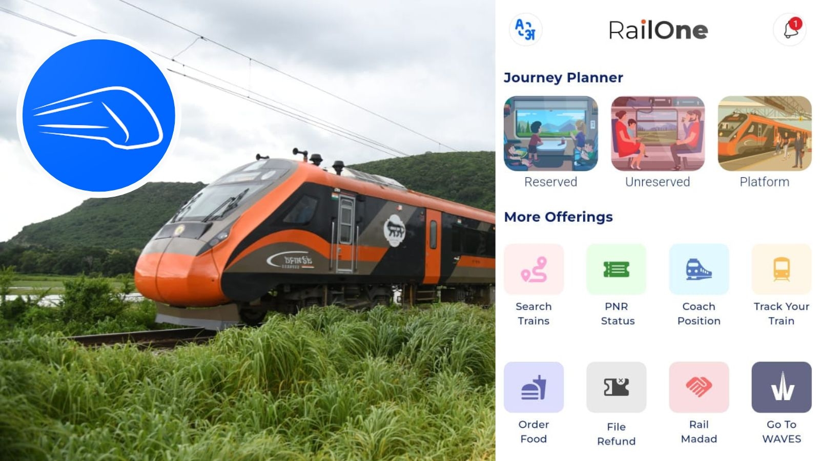 RailOne: Enjoy free OTT, watch movies on Indian Railways Super app
